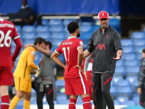 La reacción de Klopp cuando un ayudante suyo festejó la expulsión de un rival