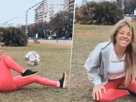 La sonrisa más linda del mundo: Nati Jota subió video haciendo jueguitos