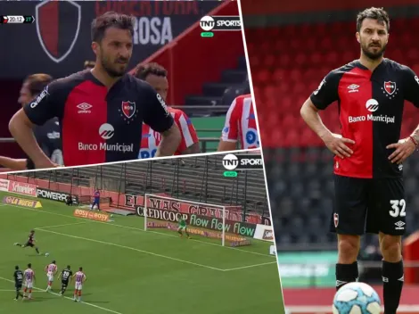 Volvió él: gol de Nacho Scocco con la camiseta de Newell's