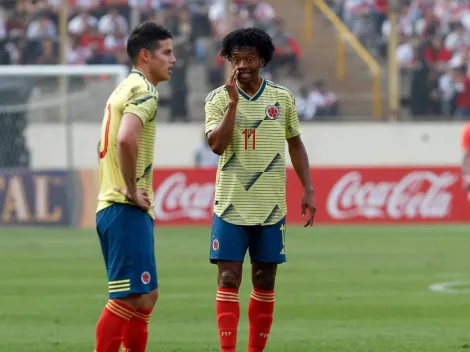 Cuadrado le dejó un mensaje a James antes del debut en la eliminatoria