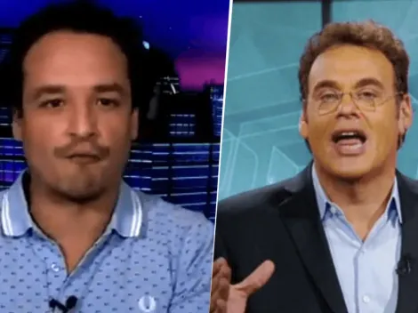 Tremendo cruce de David Faitelson y Mauricio Pedroza por el América - Pumas