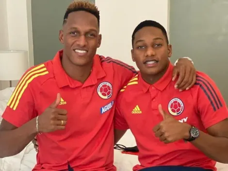 Críticas por presencia del hermano de Yerry Mina en concentración de Colombia