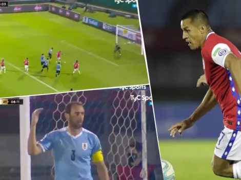 La cara de Godín lo dice todo: golazo colectivo de Chile para el 1-1