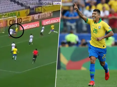 La robó Thiago Silva y la empujó Firmino: golazo colectivo de Brasil