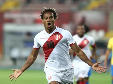 Cañonazo: André Carrillo metió un golazo de bolea a los 6' del primer tiempo