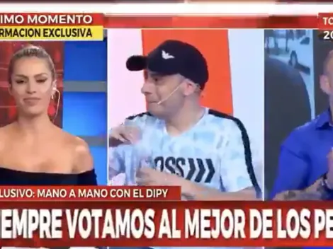 El Dipy preguntó si le podía dar un beso a su ex y ella lo rechazó en vivo