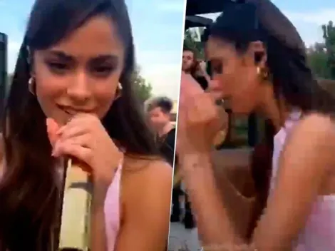 Con mucha altura, Tini 'echó' a un fan que se puso pesado en su vivo: "Y bueno, si no te importa"