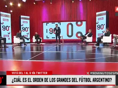 El orden de los 5 grandes según 90 Minutos