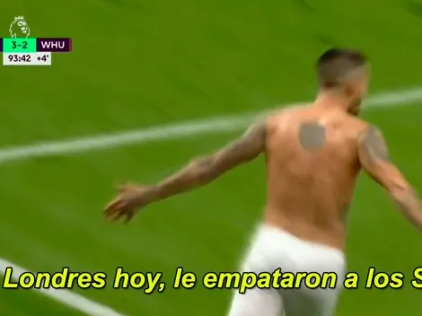 Se volvió loco: Bambino Pons cantó el golazo de Lanzini al Tottenham