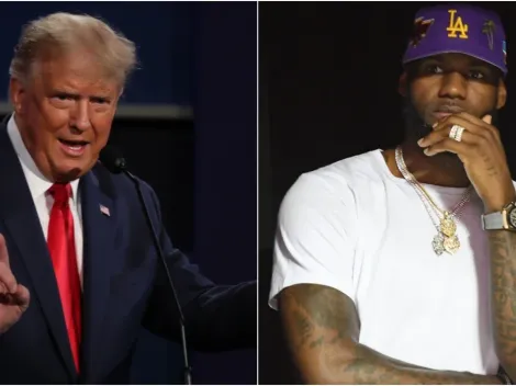 LeBron reaccionó al debate presidencial: trató a Trump de payaso