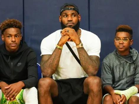 El hijo menor de LeBron enloquece a las redes con sus habilidades