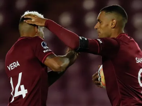 Con dos goles de Sand y un cabezazo agónico, Lanús le ganó a São Paulo