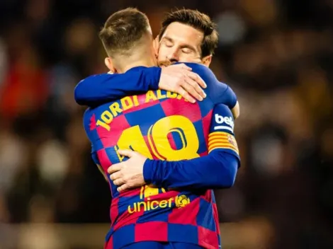 Jordi Alba: "Con Messi en el campo somos mucho mejores"