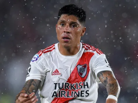 River subió foto de Enzo Pérez en cuero y los hinchas enloquecieron en Twitter