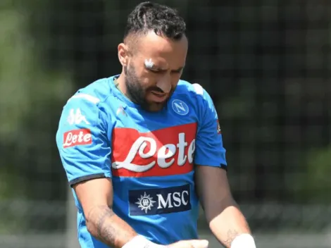 ¿Y la lesión? David Ospina llegó a Napoli y será titular contra el Milan