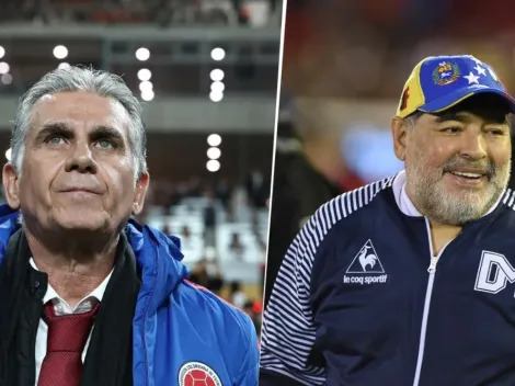 No respetamos nada: Queiroz se despidió de Maradona y aparecieron insultos