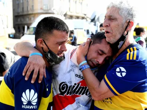 Uniste el país, Diego: el video del abrazo entre un hincha de Boca y de River