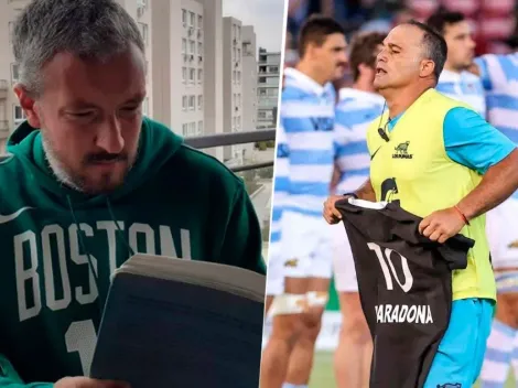 El tuit de Carrozza después de ver el no-homenaje de Los Pumas a Maradona