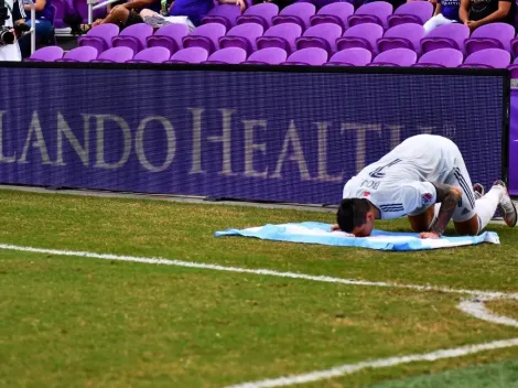 Emocionante: Bou no se olvidó de Maradona y le dedicó su gol en la MLS