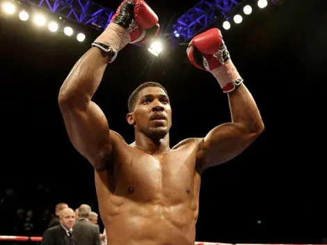 Anthony Joshua defendió a un peleador que fue tratado de cobarde