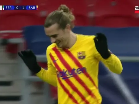 ¡De taco! El golazo de Griezmann para el 1-0 del Barcelona por Champions