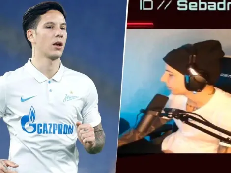 Driussi se hartó del Zenit y lo contó en Twitch: "Extraño mucho River, ya me cansé"