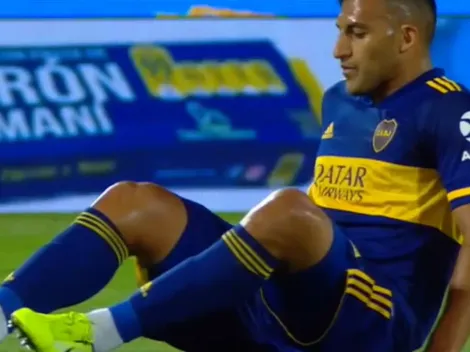 Volvió a pasar: Wanchope sintió un pinchazo y pidió el cambio en el primer tiempo