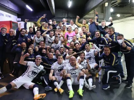 VIDEO: Eufórico festejo de los jugadores de Pumas tras el pitazo final