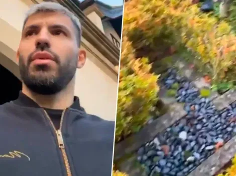 Video: el Kun Agüero tiró un joystick y salió a buscarlo al patio