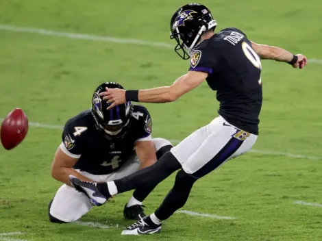 Pasó lo imposible en la NFL: Tucker falló un gol de campo de 36 yardas