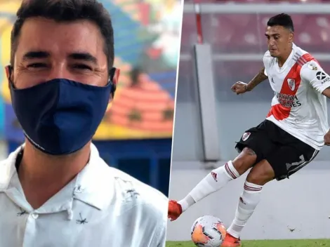 Los dos tuits picantes de Tato Aguilera después del penal que le regalaron a River