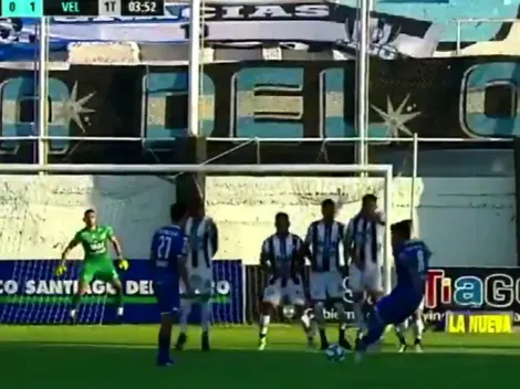 La magia intacta: golazo de tiro libre de Ricky Álvarez para Vélez