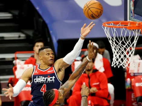 Así fue el debut oficial de Russell Westbrook en Washington Wizards