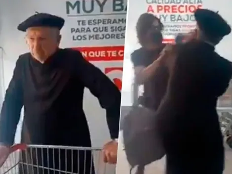 Video: irresponsable sacerdote merca sin tapabocas y se 'agarra' con vecinos