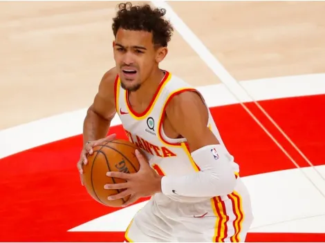 ¡Casi desde la mitad! así fue el salvaje triple de Trae Young