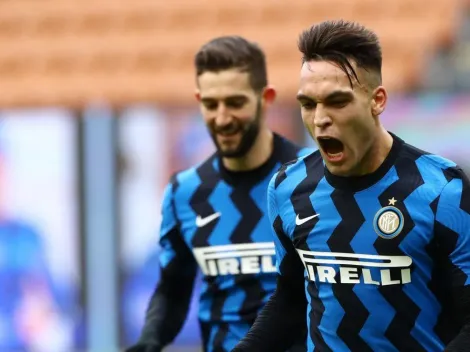 Lautaro Martínez metió tres goles y medio en la goleada del Inter ante Crotone