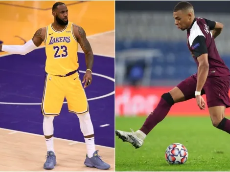 ¿Qué es esto? LeBron James y Kylian Mbappé intercambian perfiles en Instagram