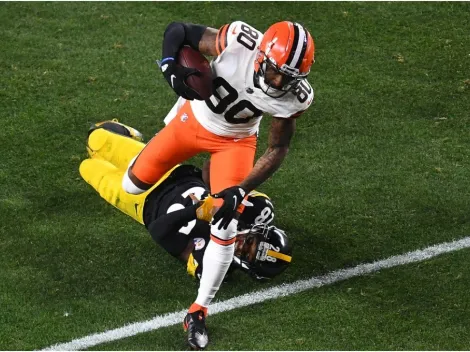 Jarvis Landry bailó a la defensa de los Steelers con touchdown de 40 yardas