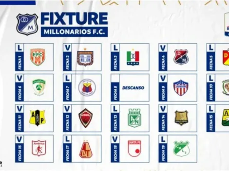 Ya se conoce el calendario de Millonarios en la Liga BetPlay Dimayor 2021-l