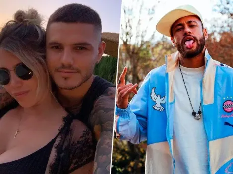 Wanda Nara subió foto con Neymar e Icardi y explotó en Twitter: "Va a suceder otra vez..."