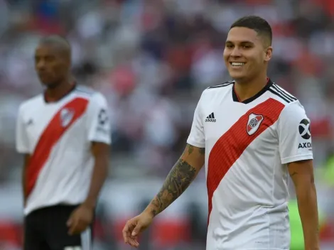 Dos minutos y medio de felicidad: así River le deseó feliz cumpleaños a Quintero