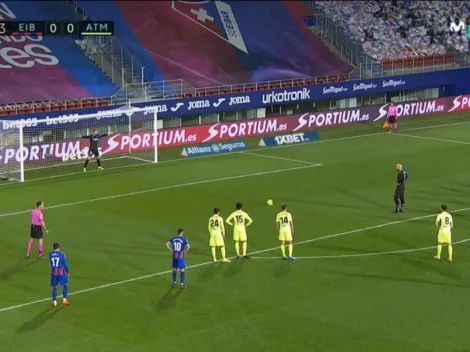 Video: ¡el arquero del Eibar le metió un gol al Atlético Madrid!