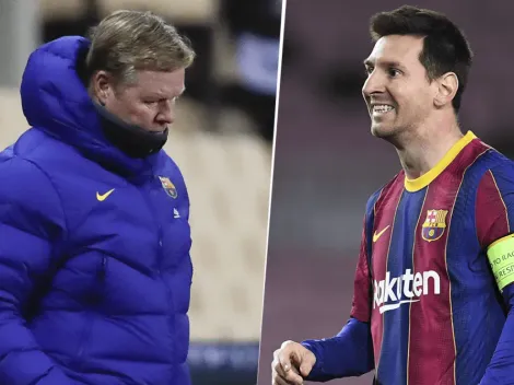 ¿Juega? Koeman se refirió al estado físico de Messi