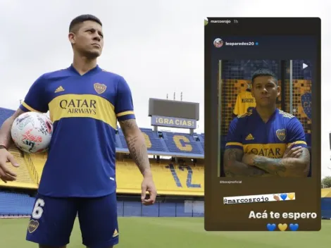 El mensaje de Marcos Rojo a un ex Boca en Instagram: "Acá te espero"