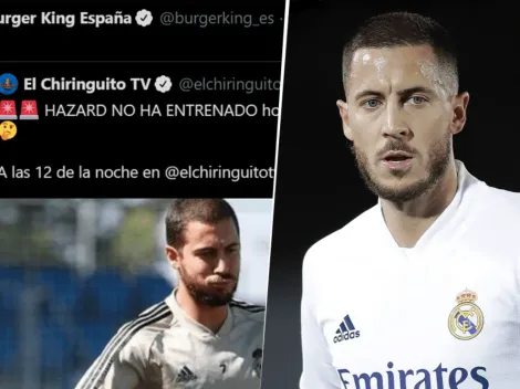 Solo le faltaba esto: Burger King se burló de Hazard en Twitter