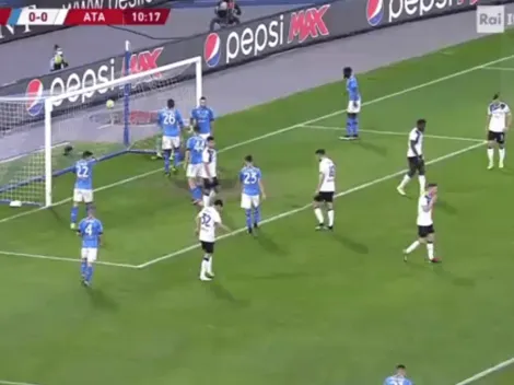 Ospina salvó al Napoli de un golazo de Luis Fernando Muriel