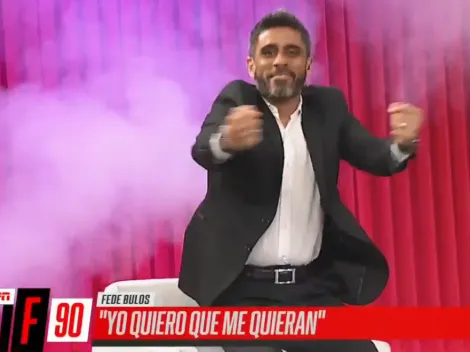 Bulos discutió tanto en ESPNF90 que le pusieron en vivo: "El Negro Humo"