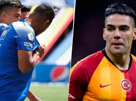 El sugerente 'like' de Falcao a Guarín besando el escudo de Millonarios