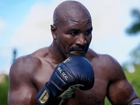 Holyfield luce demoledor y entrena viendo sus peleas ante Tyson