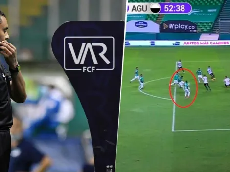 VAR con V de vergüenza: insólito gol que le anularon a Águilas contra Cali